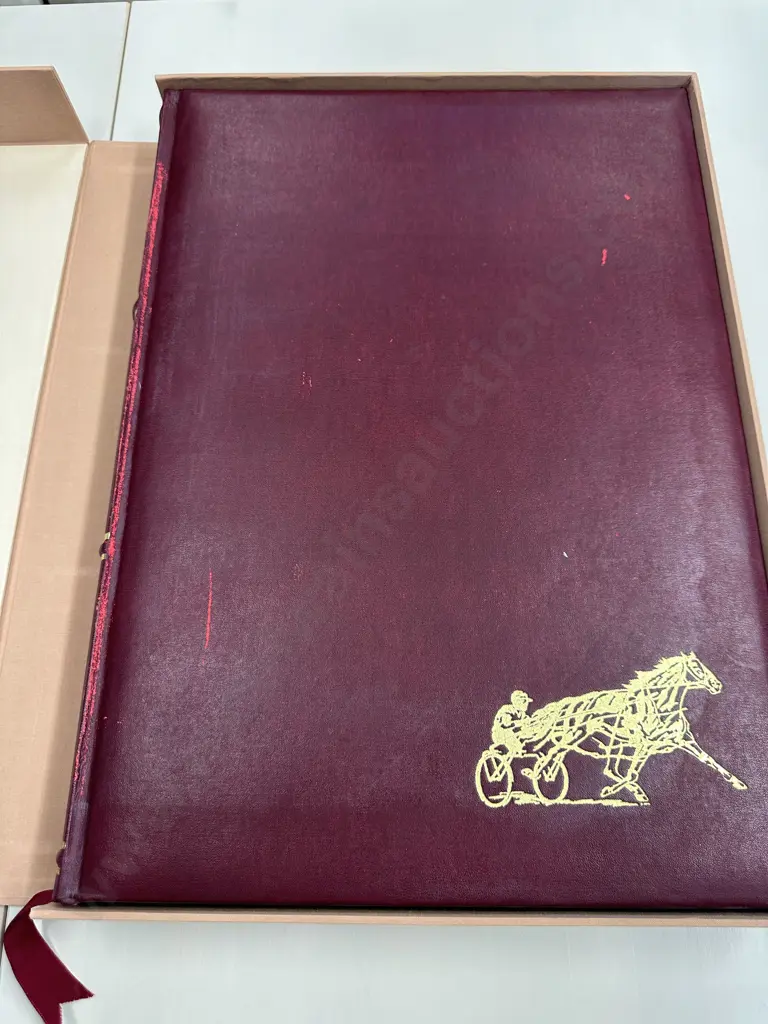 UnReserved - A Salute to Trotting: A History of Harness Racing in New Zealand - Ron Bisman, MOA Publications 1983 Deluxe Image 1++