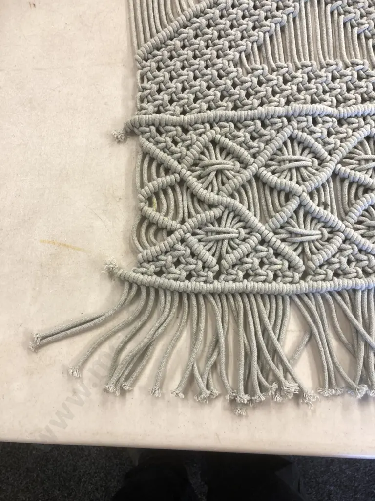 Macrame Table Runner. 170 x 37cm Image 1++