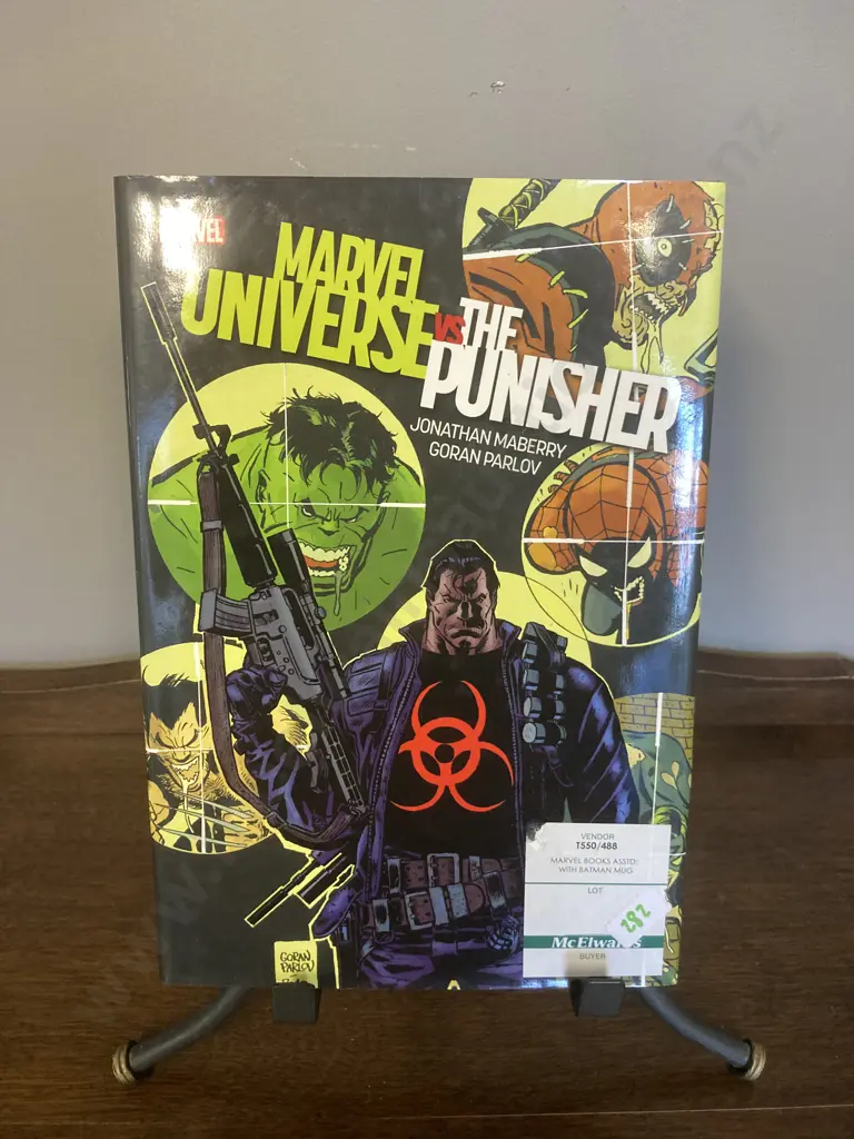 Marvel Universe Vs. the Punisher Jonathon Maberry 2010 First Edition First Print Hardcover (Dustjacket Damaged ) Image 1++
