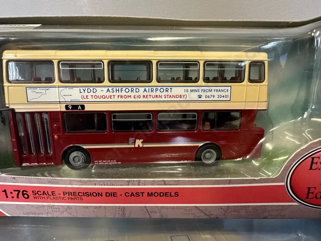 Gilbow Exclusive First Editions GM Standard Atlantean East Kent #28902 & 36' BET 6 Bay Reliance East Kent #35204, Boxed Image 1++