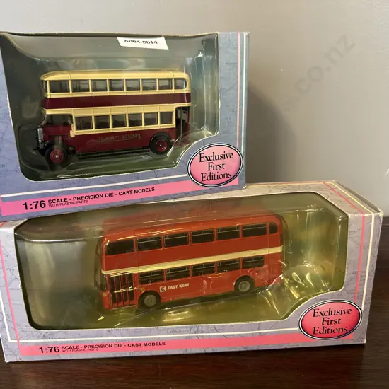 Gilbow Exclusive First Editions 1:76 Scale Leyland TDI East Kent #27307 & Bristol VRIII East Kent N.B.C #20441.  Boxed
