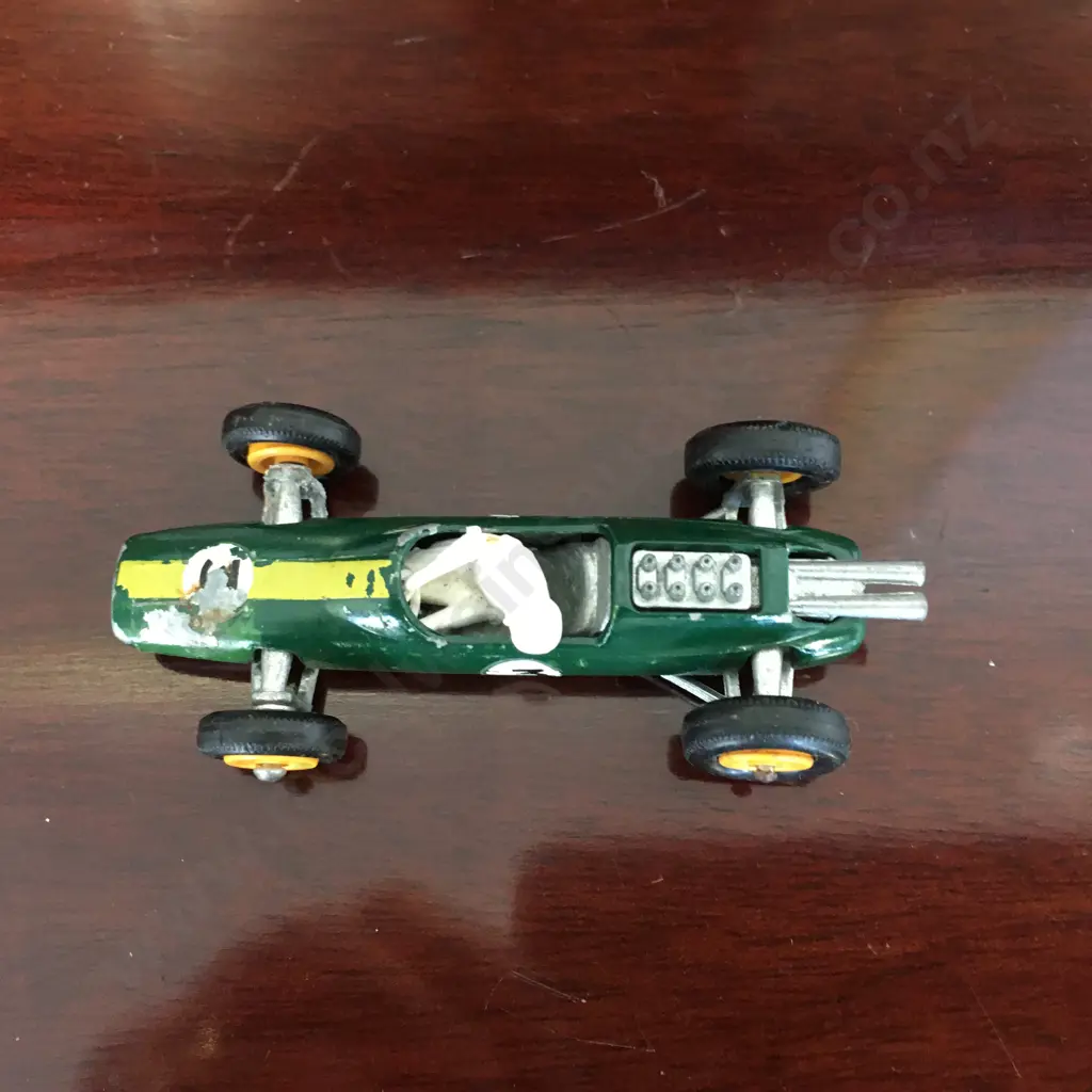 Lesney Matchbox No.19 Lotus Race Car With Driver, 1960's Image 1++