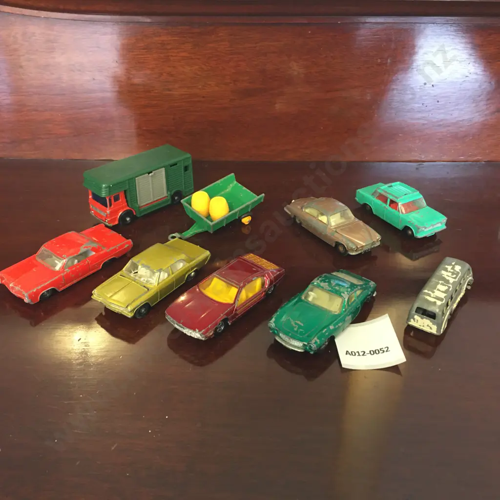 Lot of 9 Vintage Lesney Matchbox Diecast Models Image 1++
