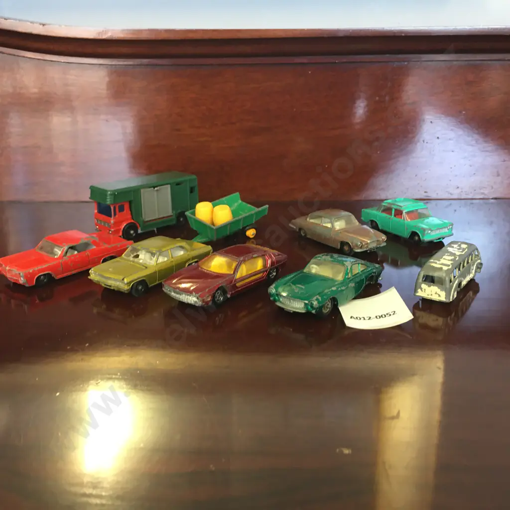 Lot of 9 Vintage Lesney Matchbox Diecast Models Image 1++
