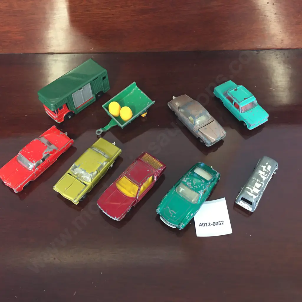 Lot of 9 Vintage Lesney Matchbox Diecast Models Image 1++