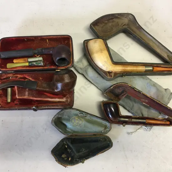 Antique Pipes & Cases