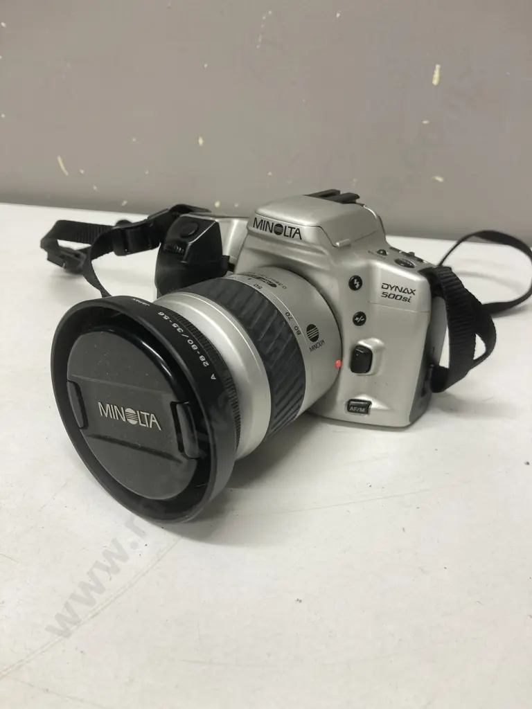 Minolta Dynax 500si 35mm SLR Film Camera With AF 28-80 Zoom Lens Image 1++