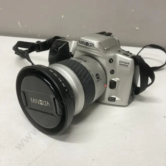 Minolta Dynax 500si 35mm SLR Film Camera With AF 28-80 Zoom Lens