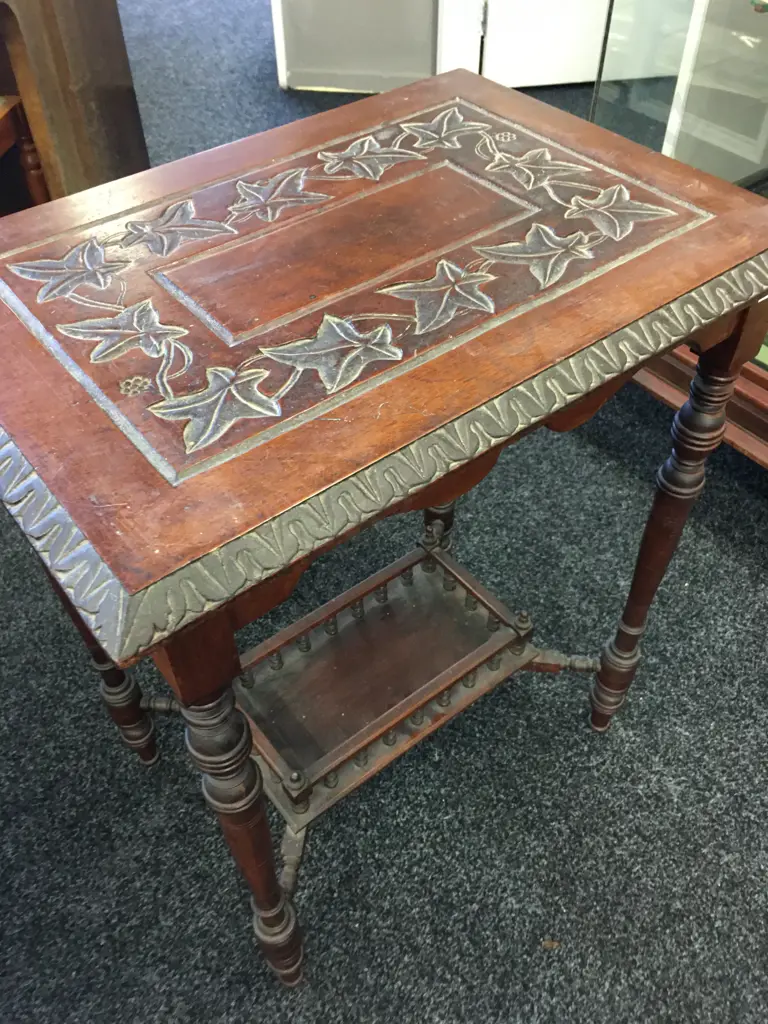Edwardian Mahogany Side Table Image 1++