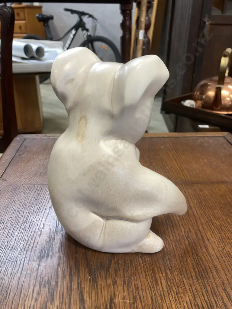 Koala Figurine Signed Glen Wood. H18cm Image 1++