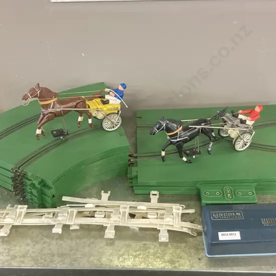 Rare Lincoln International High Rev Slot Horse Racing Game Has Battery Box But Missing Controllers