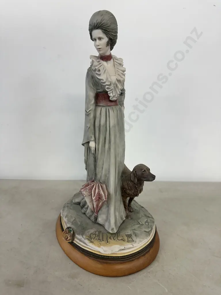 An Italian Bruno Merli Porcelain Figurine dating to 1981. H34cm Image 1++