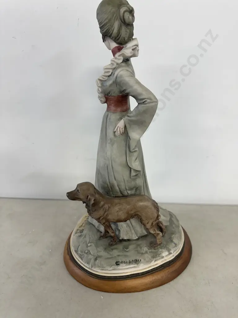 An Italian Bruno Merli Porcelain Figurine dating to 1981. H34cm Image 1++