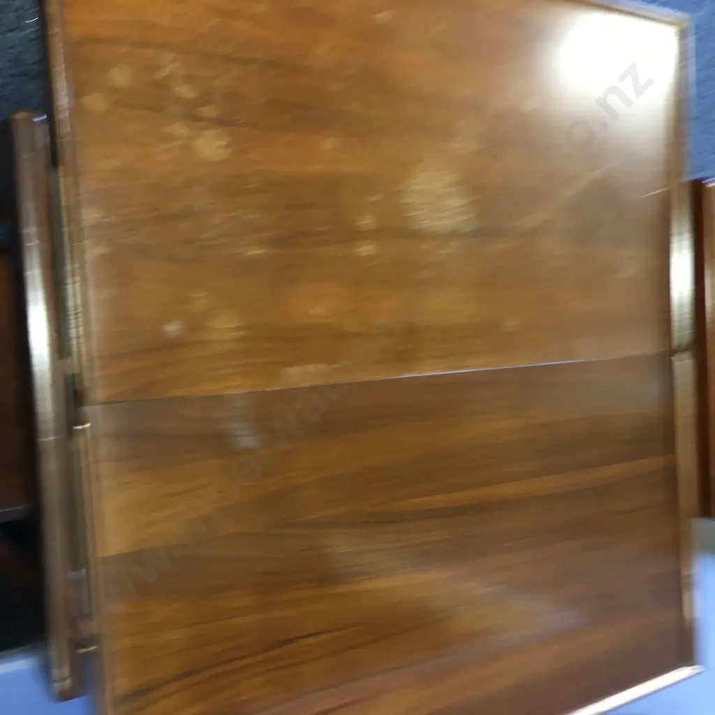 Mahogany Mid Century Rolling Table/Tea Trolley H76,W78cm. Image 1++