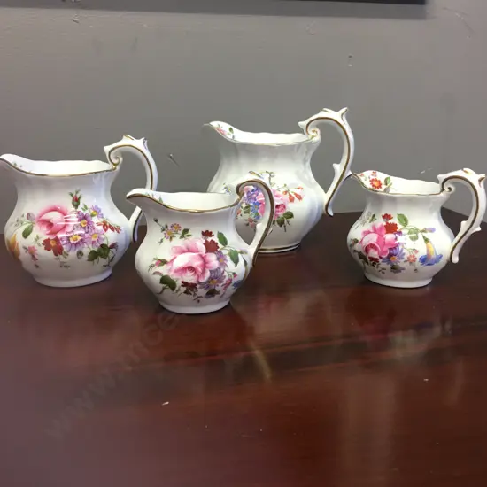 Selection of Royal Crown Derby Creamers
