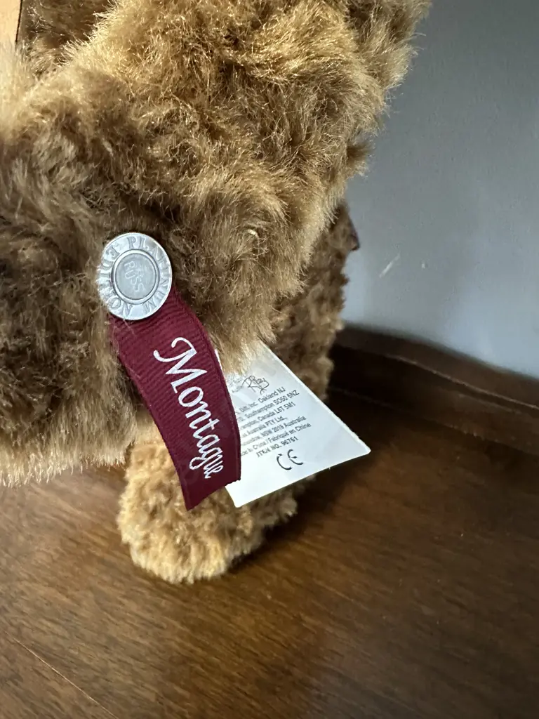 'Montague' Russ Platinum Edition Bear With Tag Image 1++