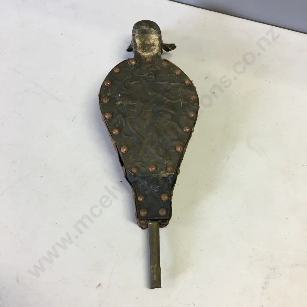 Antique Vintage Cooper & Wood Bellows Image 1++