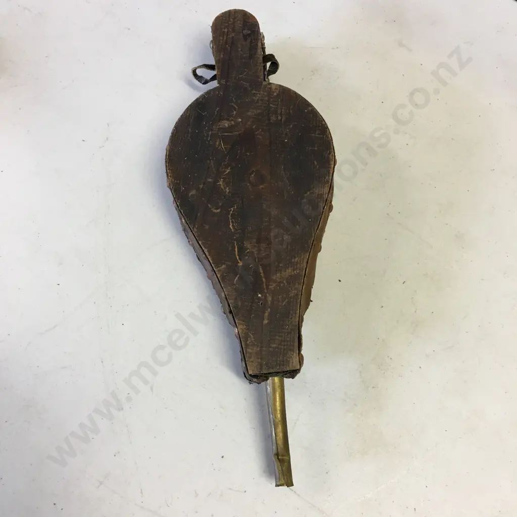 Antique Vintage Cooper & Wood Bellows Image 1++