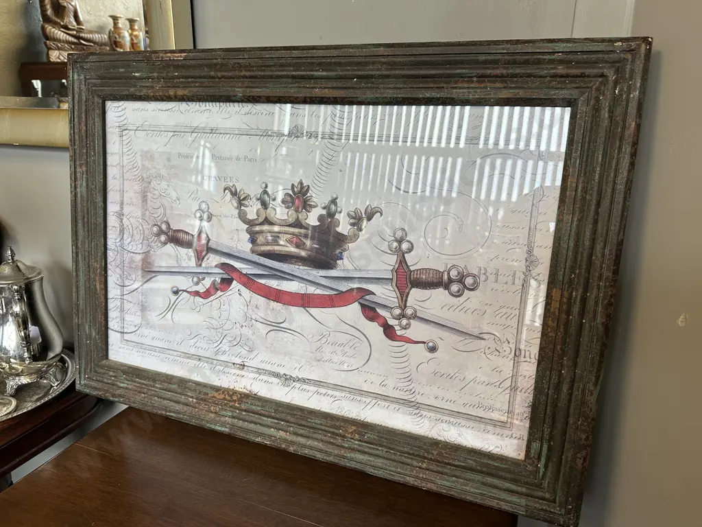 Framed Artwork Professeur au Prvtance' de Paris H55,W79cm. Image 1++