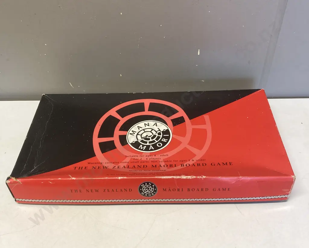 A Vintage Mana Maori Board Game - Question and Answer Game about Maori culture, Made in NZ by Rua Ara Baker Image 1++