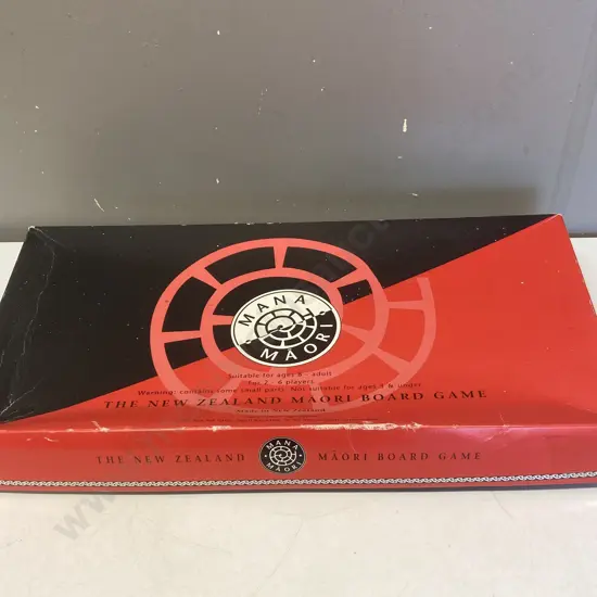 A Vintage Mana Maori Board Game - Question and Answer Game about Maori culture, Made in NZ by Rua Ara Baker