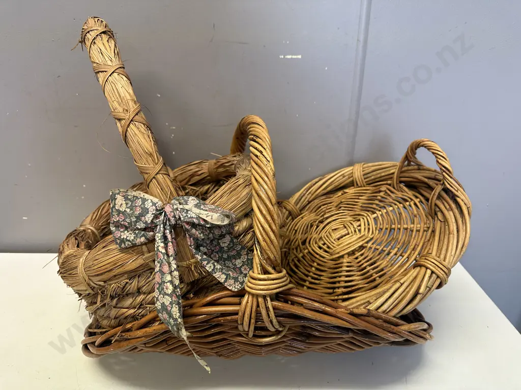 Assorted Cane Baskets Image 1++