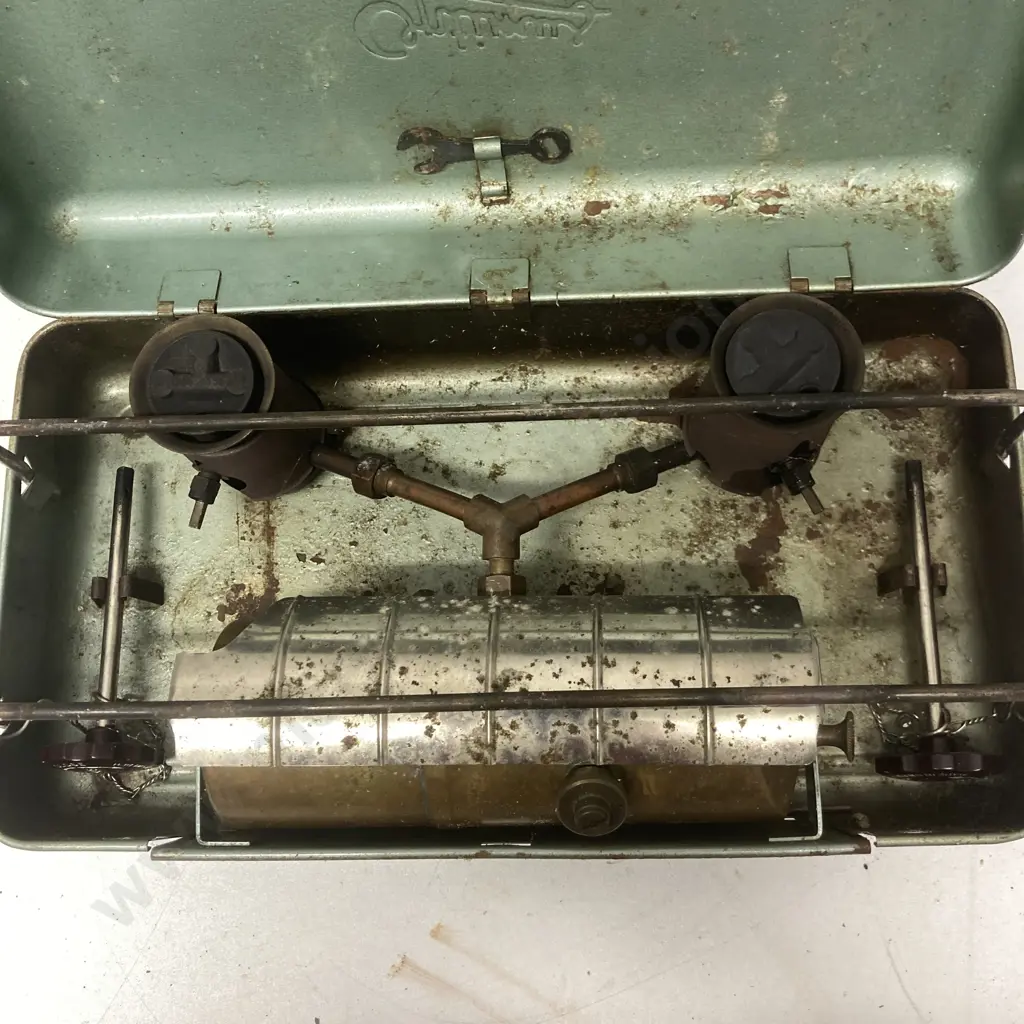 Vintage 1950s Optimus 22 Double Burner Stove Image 1++