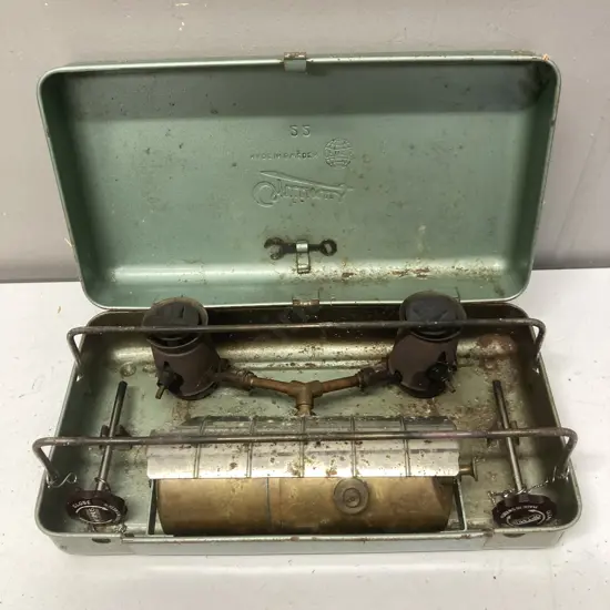 Vintage 1950s Optimus 22 Double Burner Stove