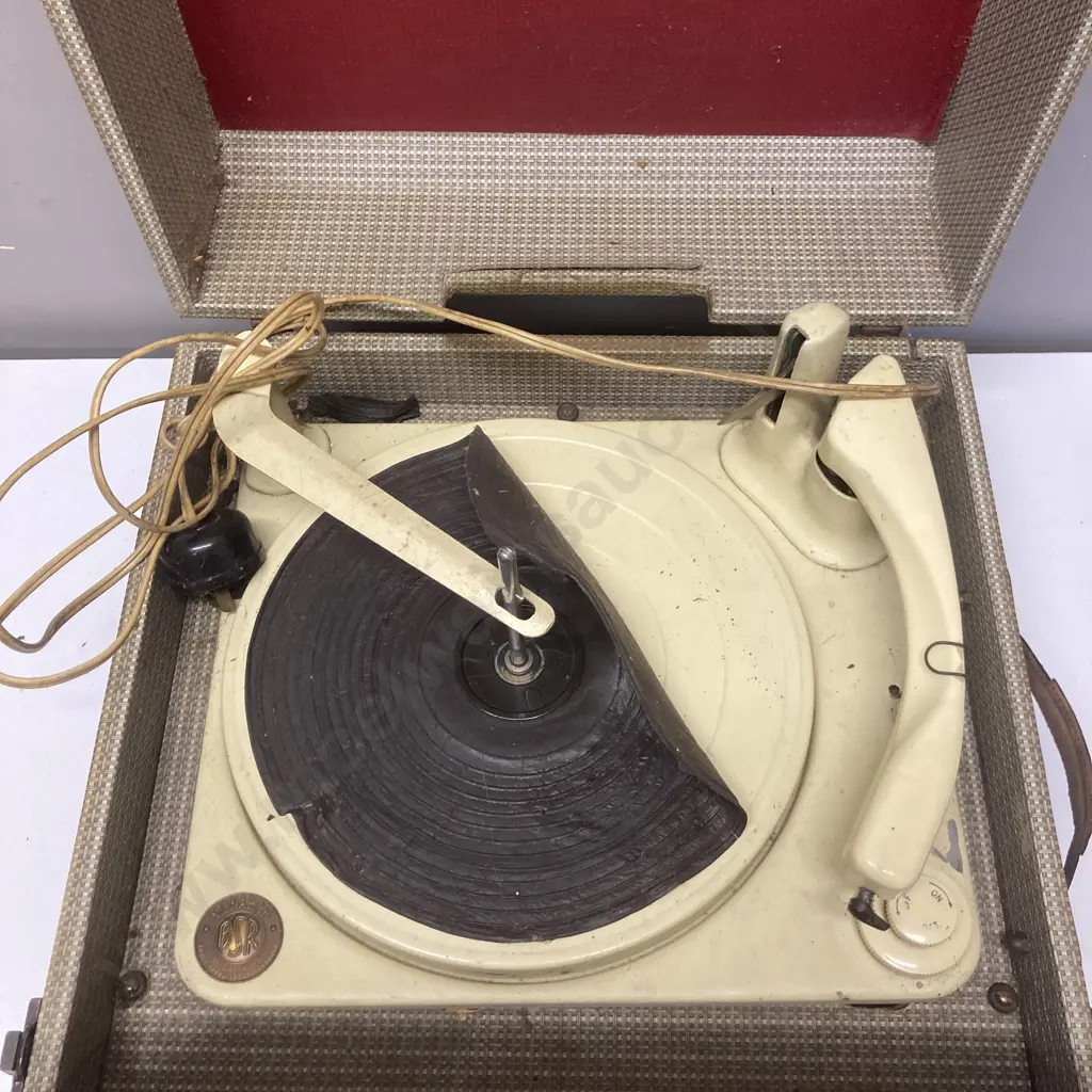 Vintage Dansette Record Player In As Found Condition Image 1++