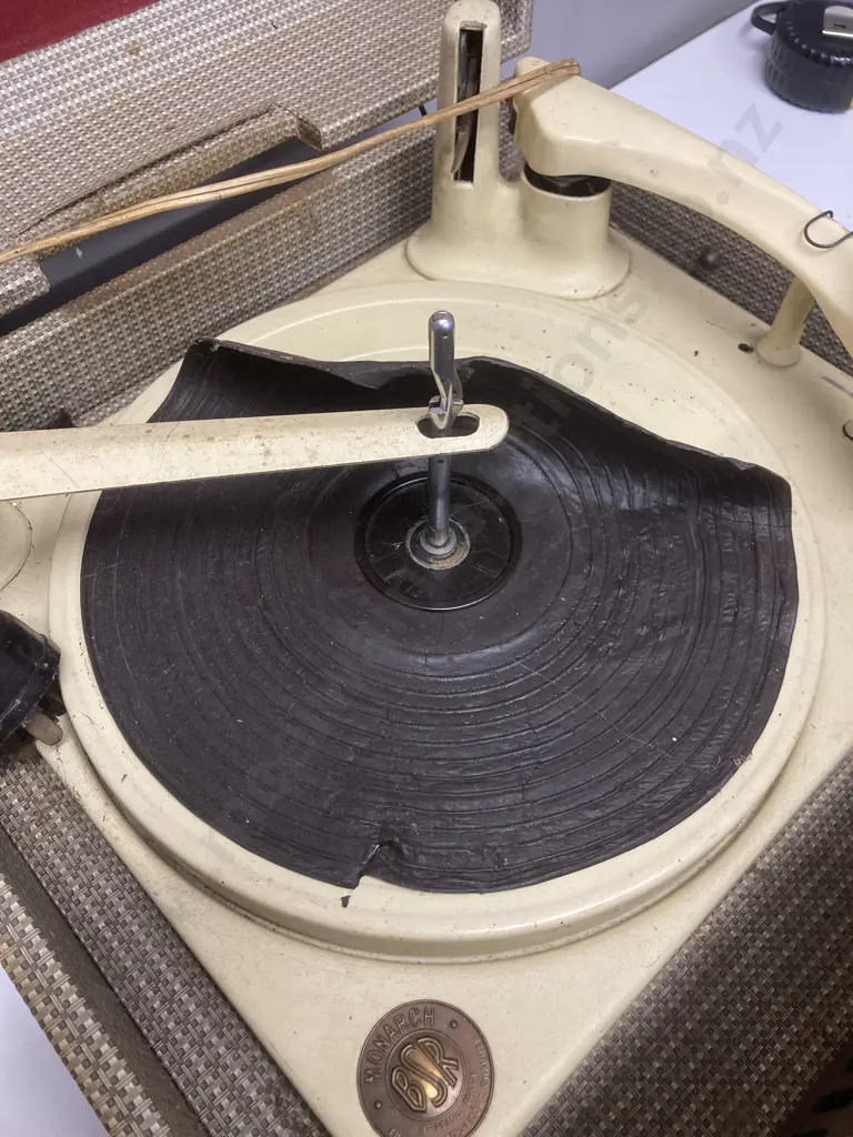 Vintage Dansette Record Player In As Found Condition Image 1++