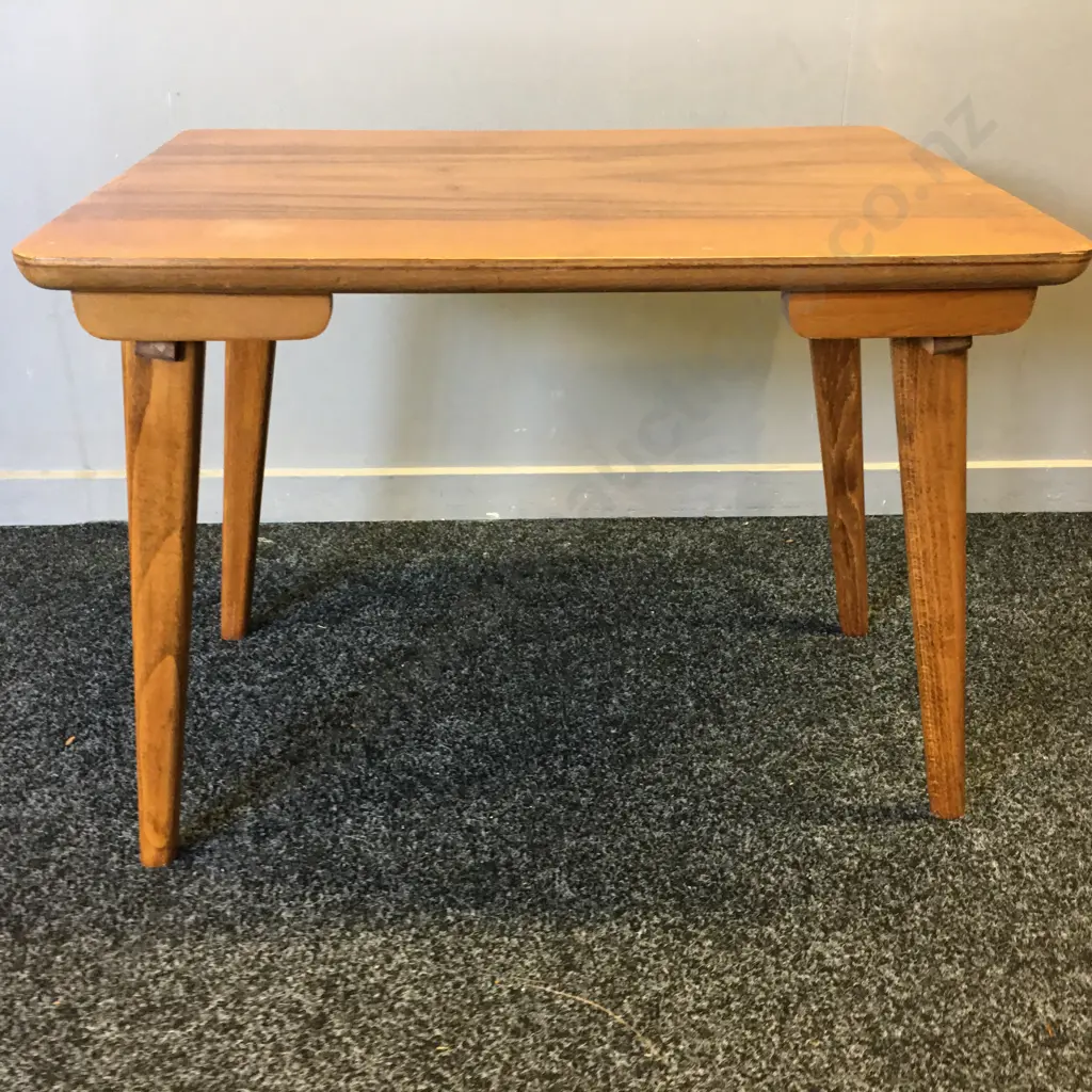 Mid Century Rectangular Folding Coffee Table  H45,W59,D44cm. Image 1++