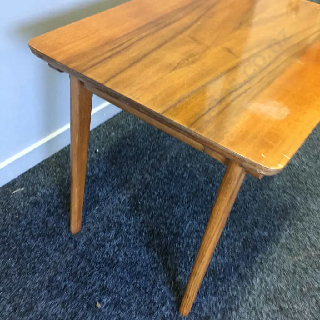 Mid Century Rectangular Folding Coffee Table  H45,W59,D44cm. Image 1++