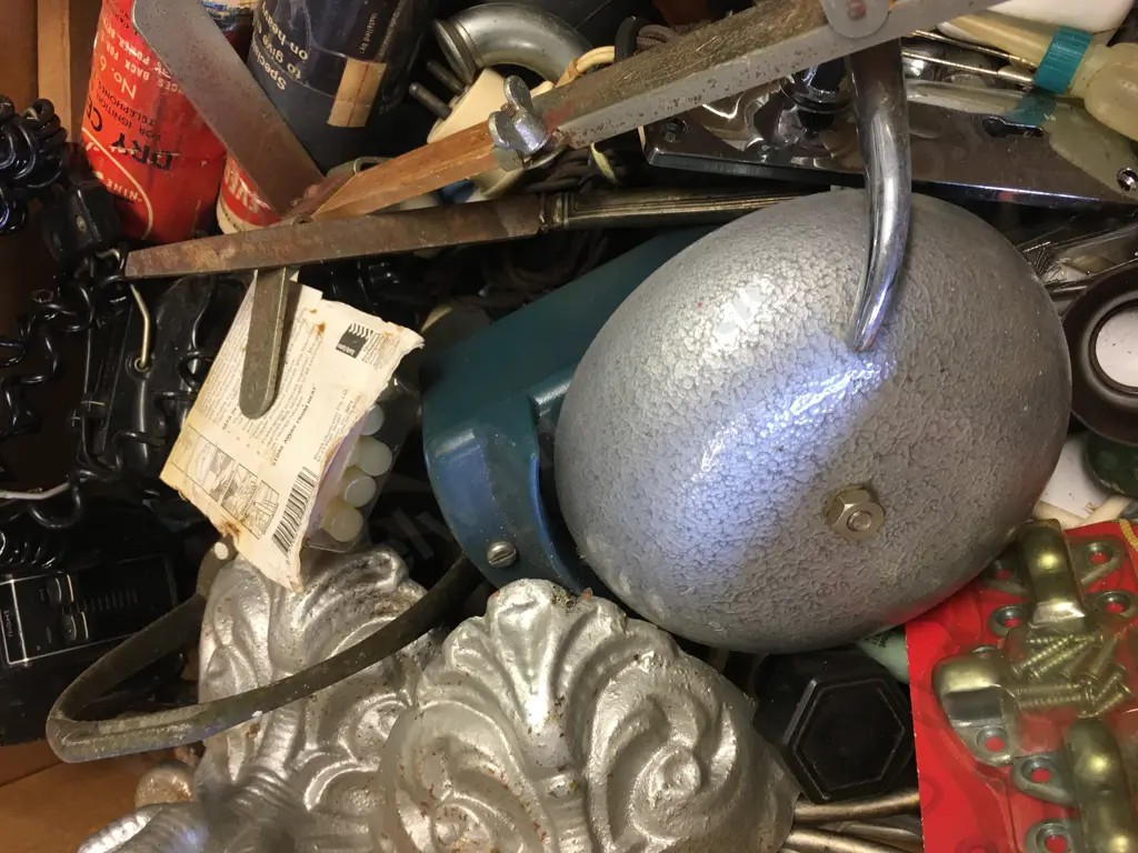 Assorted Box Of Hardware Items Image 1++