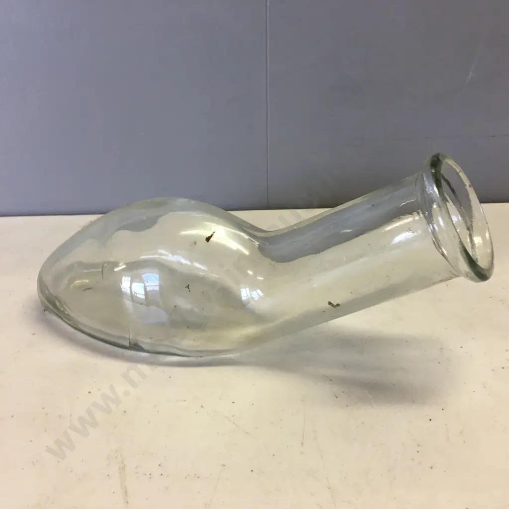 Vintage Glass Urinal L29cm. Image 1++