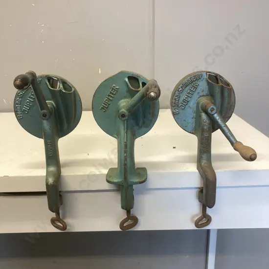 Lot of 3 x Jupiter German Bean Slicers