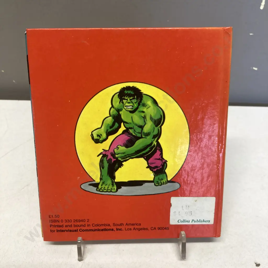 Vintage 1982 Marvel Piccolo Pop-Up Books The Amazing Spiderman "The Schemer Strikes" & Incredible Hulk "Circus Of Crime" Image 1++