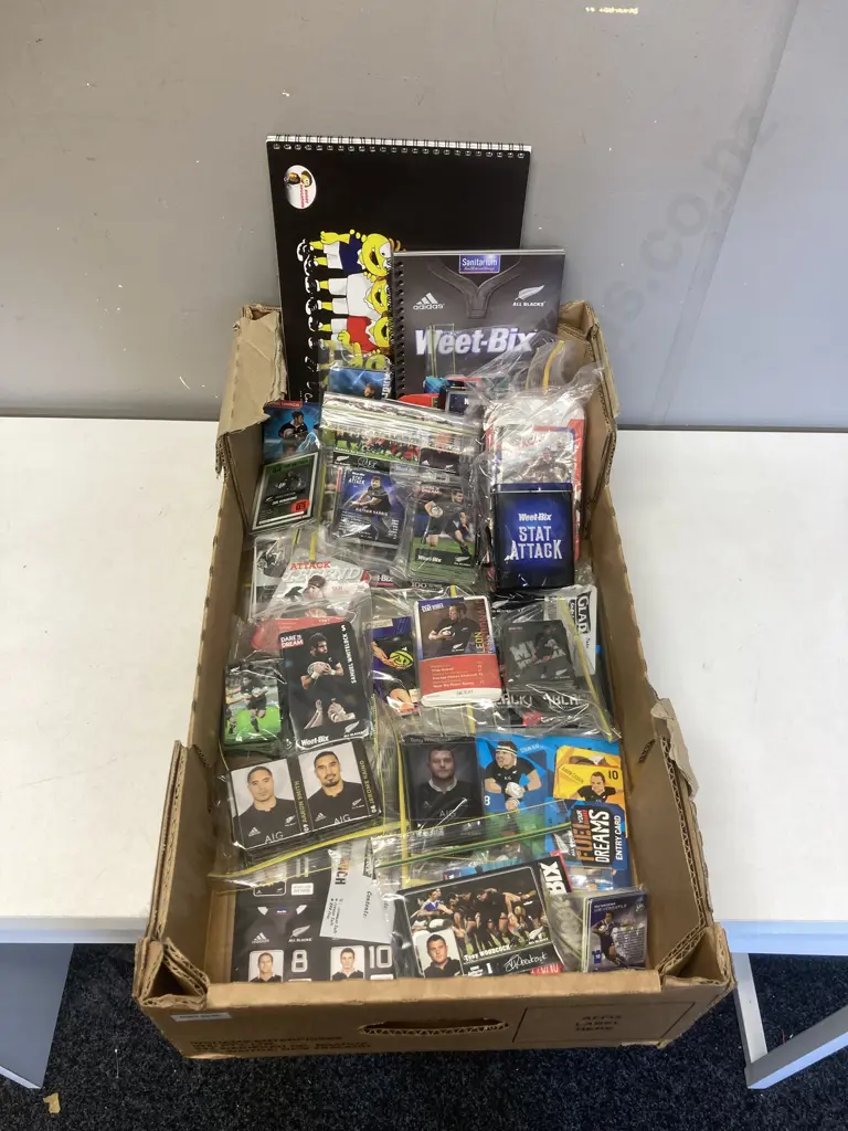 Box Lot Weetbix All Blacks Cards Etc Image 1++