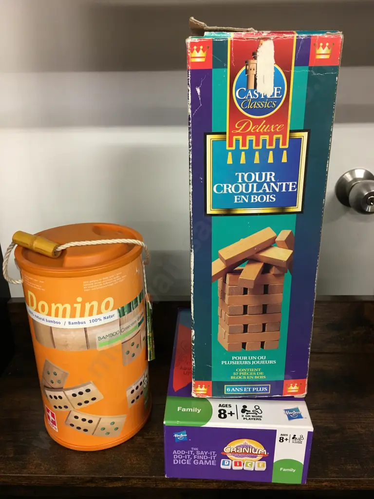 Dominos, Cranium & Tour Croulante Games Image 1++