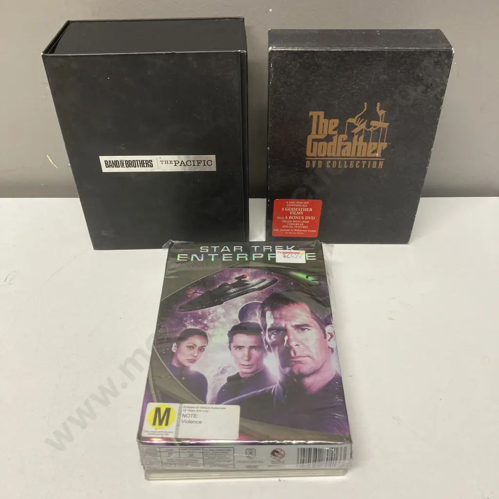 Godfather DVD Collection, Band of Brothers / The Pacific, Star Trek Enterprise Image 1++