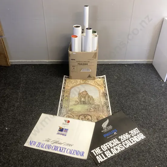 Box Lot  - Posters, All Blacks, NZ Cricket, NZ Football, Movies, LOTR Etc