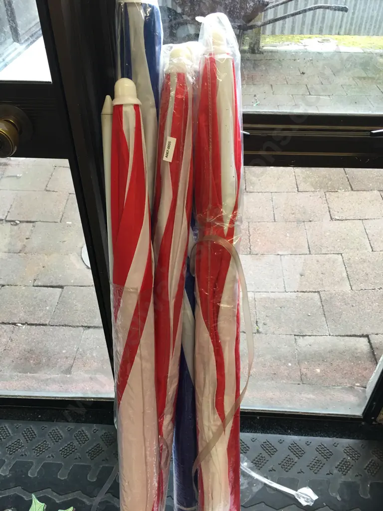 Lot of 5 New Striped Umbrellas Image 1++