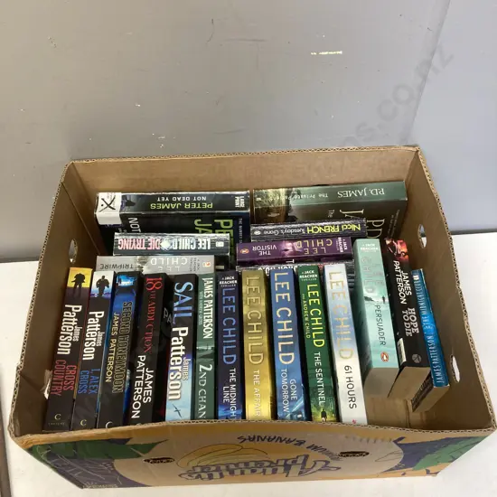 Box Lot Books - Patterson, Child Etc
