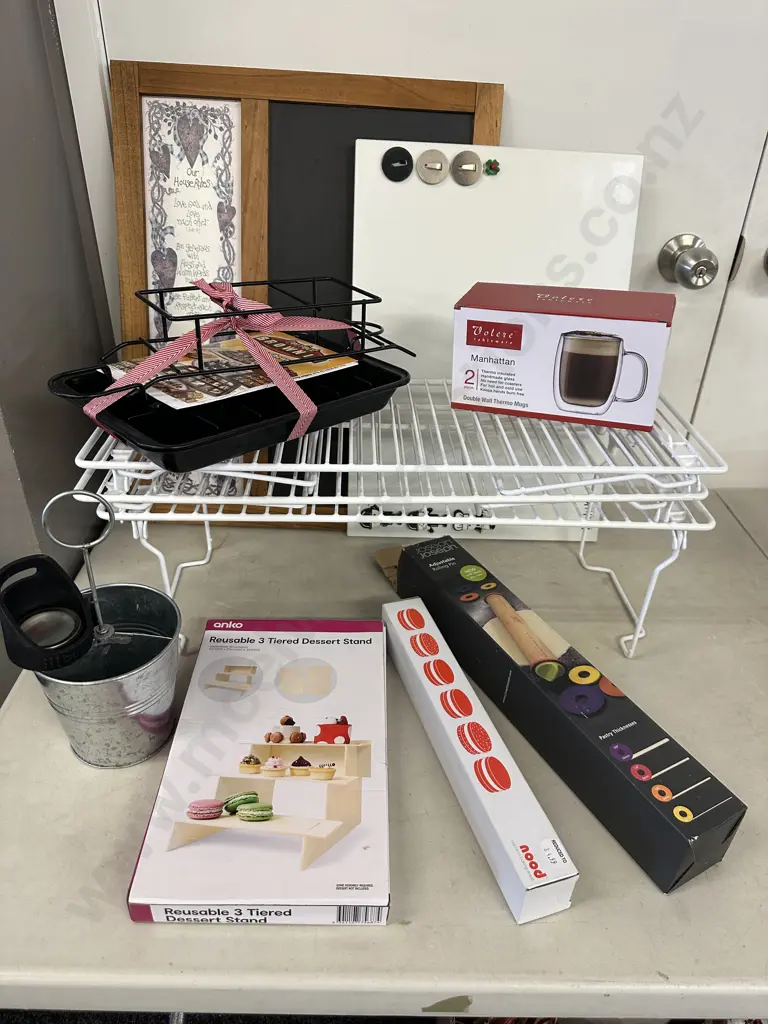 Notice Boards, Pantry Organisers, Bakeware Etc Image 1++