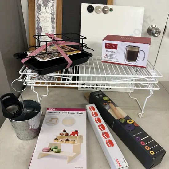 Notice Boards, Pantry Organisers, Bakeware Etc