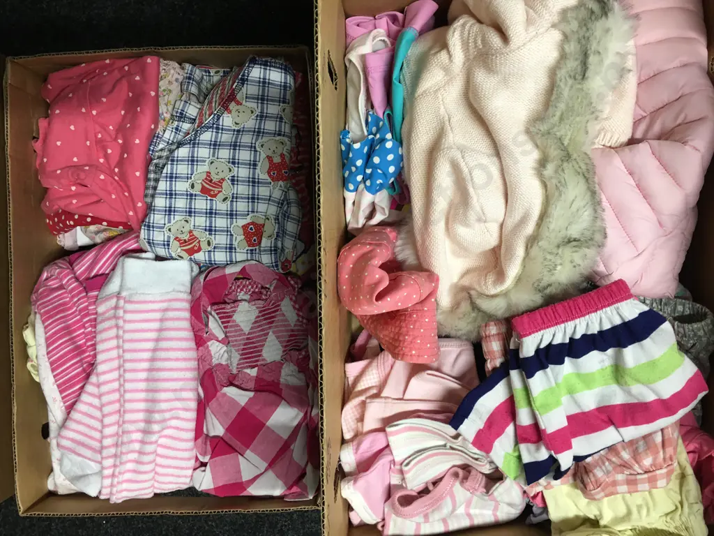 2 x Boxes of Childrens Clothing Image 1++