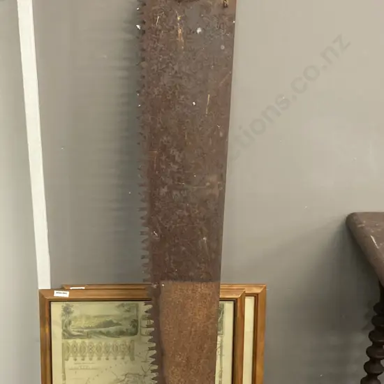 Large Cross Cut Saw , 123cm Blade (Handle Damaged)