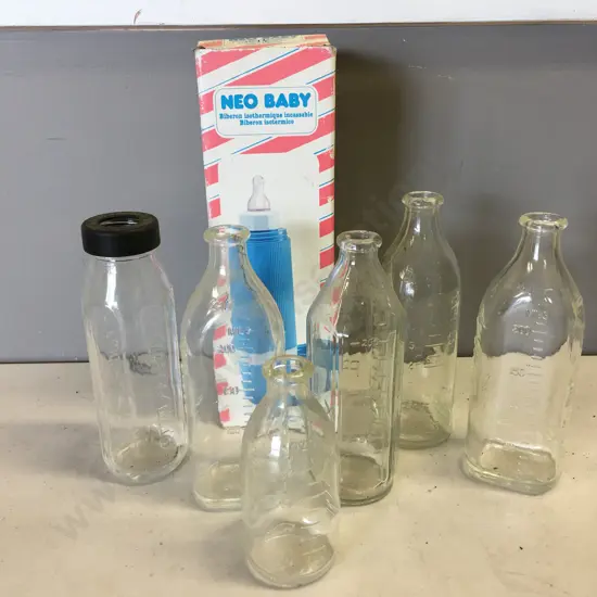 Selection Of Babies Bottles Including Neo Baby Unable to sell Donated
