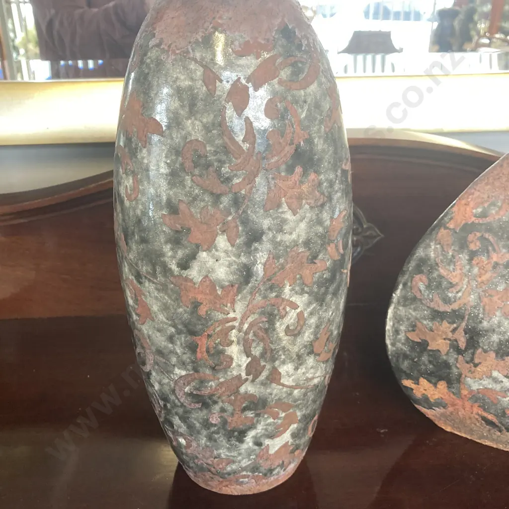 Pair of May Time Large Decorative Bud Vases Image 1++
