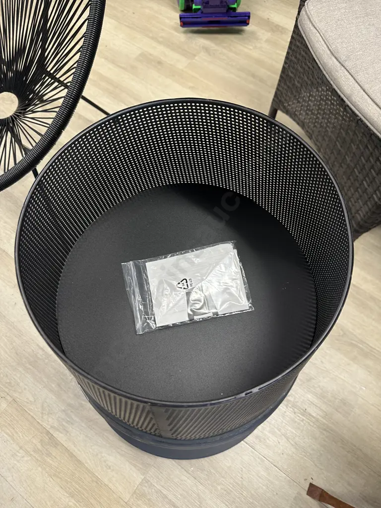 Big Smoke Contempo Round Mesh Brazier - Granite. 72 x 50cm Image 1++