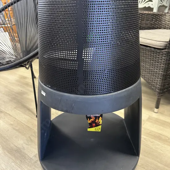 Big Smoke Contempo Round Mesh Brazier - Granite. 72 x 50cm